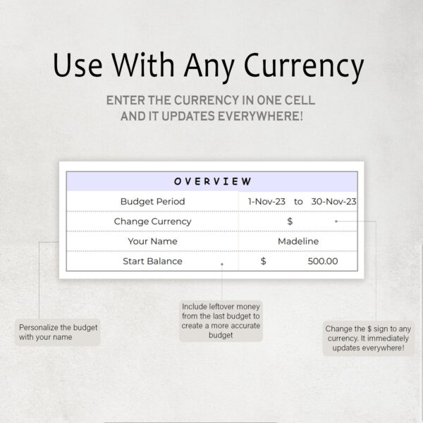 Budget Planner Spreadsheet Google Sheet & Excel Weekly, Biweekly, Monthly, Or Paycheck + BONUS - Image 2