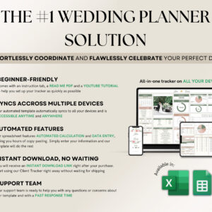 The Ultimate Wedding Planner Spreadsheet Google Sheets